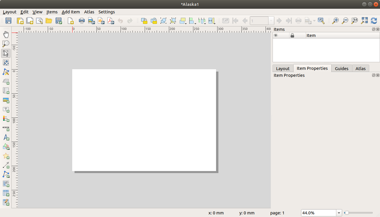 Any Layout 18.1. Overview of the Print Layout — Dokumentace pro QGIS Documentation