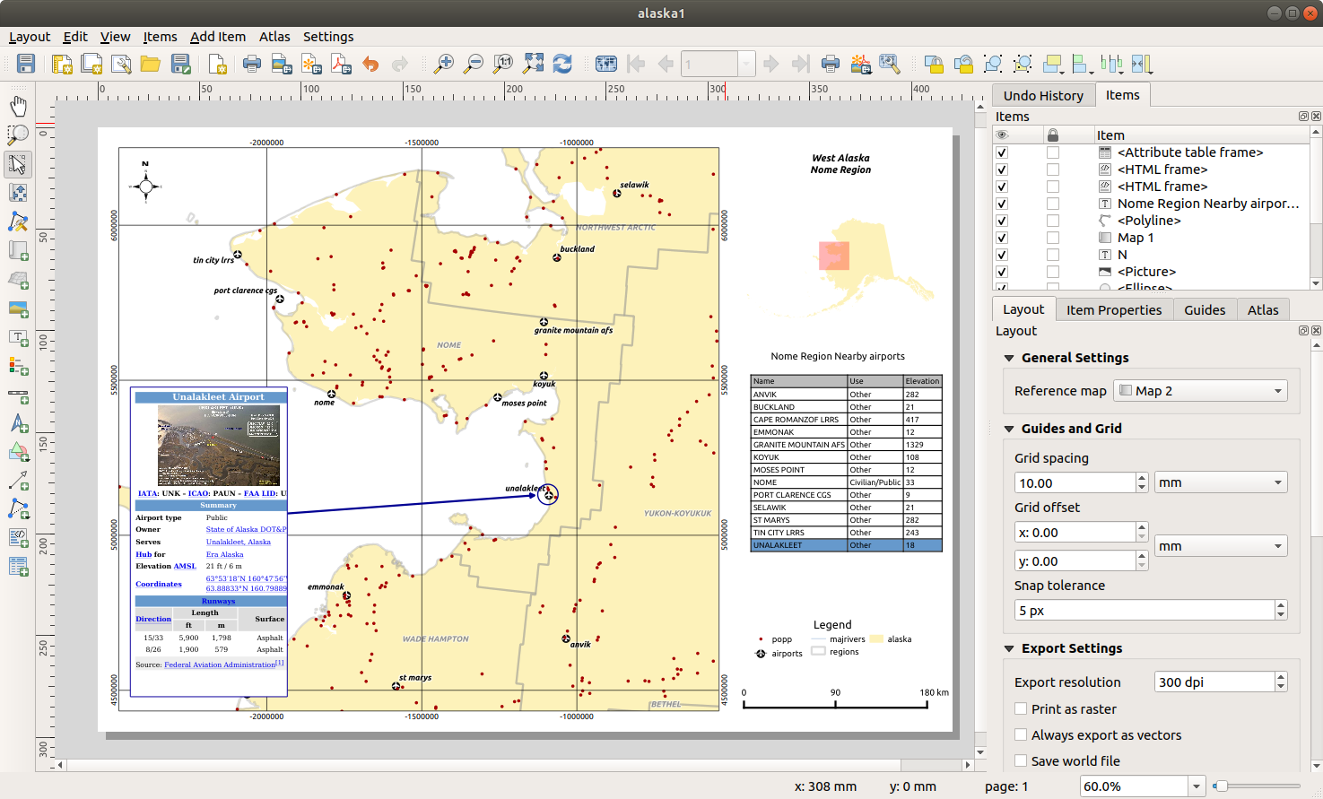 18.3. Creating an Output — Dokumentace pro QGIS Documentation