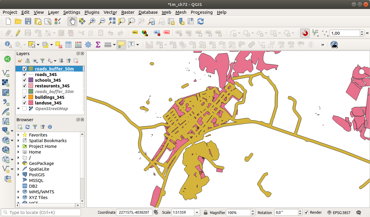 25.1.18. Geometria vetorial — documentação QGIS Documentation