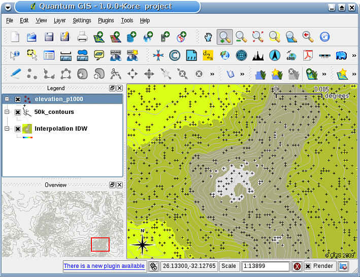 Interpolação e Geoestatística - QGis, Geoda e R