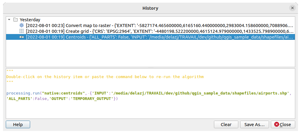 27.5. The model designer — QGIS Documentation documentation