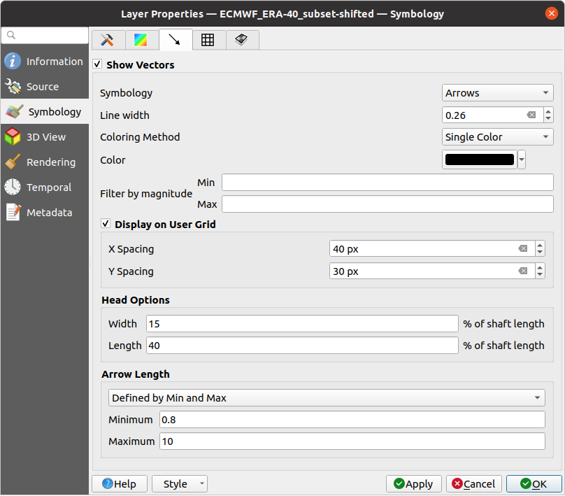 18. Working with Mesh Data — QGIS Documentation documentation