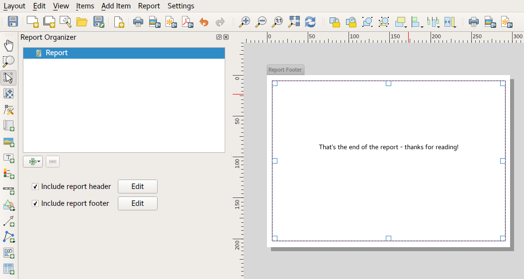 Creating A Report — Qgis Documentation Dokumentation 9686