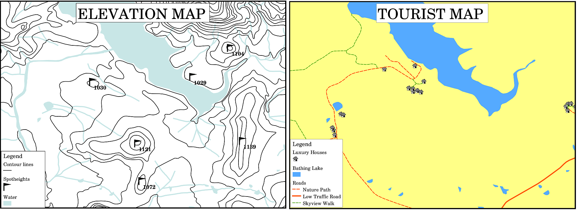 legend on a map example