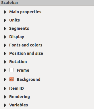 スケールバーアイテム Qgis Documentation ドキュメント