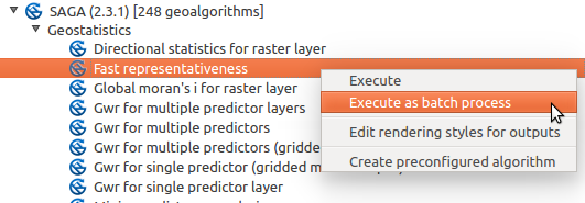 22.6. The batch processing interface — QGIS Documentation documentation