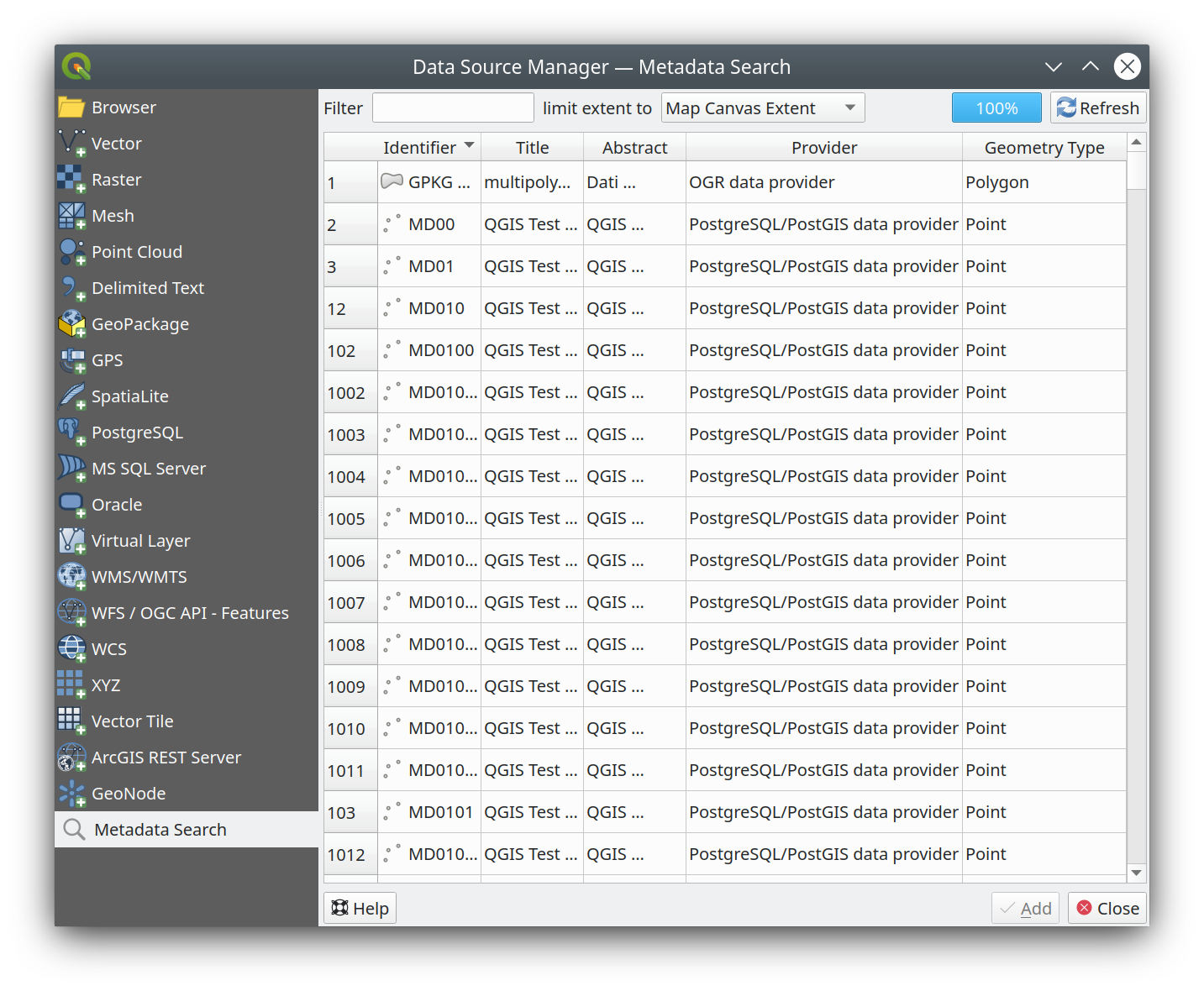 Open Metadata Layer 11.1. Öppningsdata — QGIS Documentation documentation